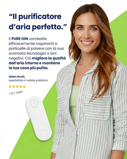Pure Ion™ Air Purifier — Neutralizes Odors and Impurities