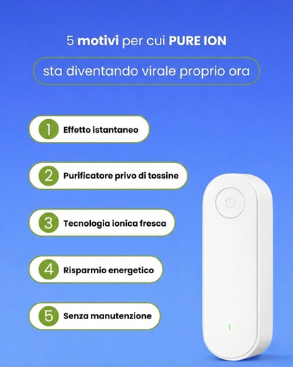 Pure Ion™ Air Purifier — Neutralizes Odors and Impurities